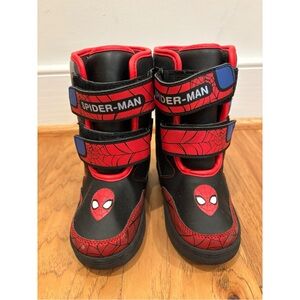Marvel Spider-Man Kids Light Up Snow Boots